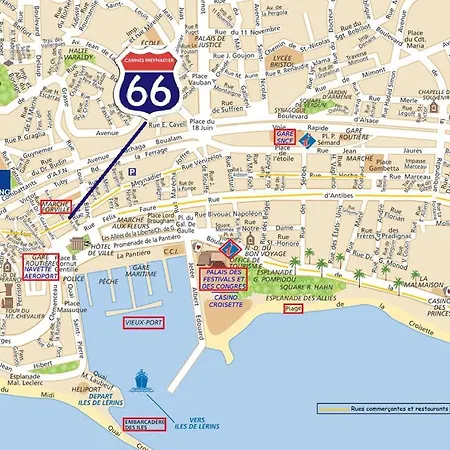 Appartement 66 Meynadier Cannes, Tres Calme Avec Cour Privative, Plage, Gare, Palais A 300m *